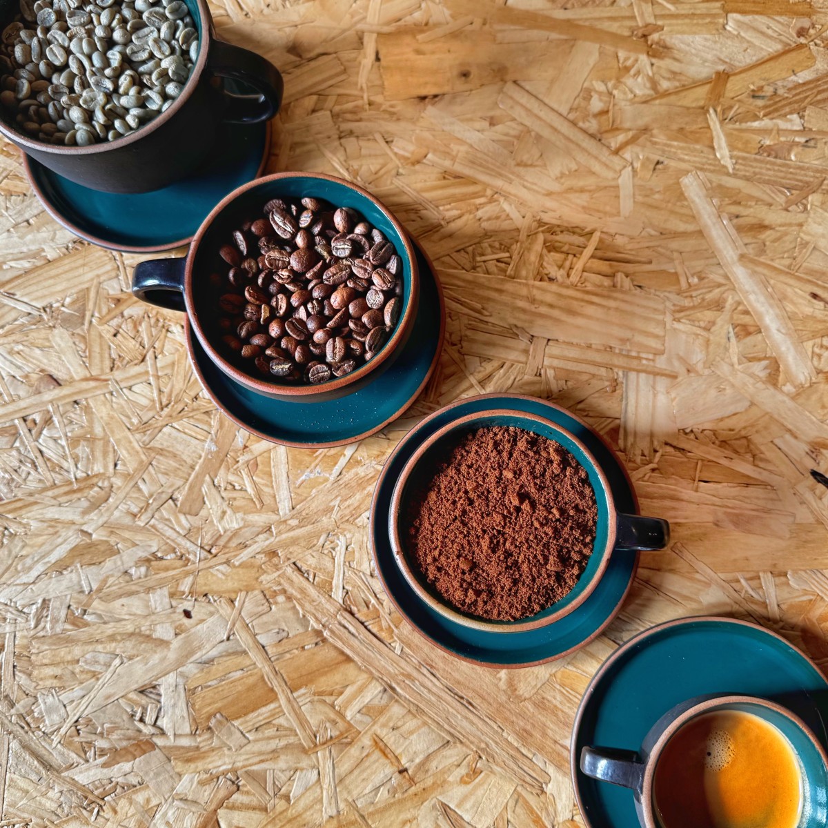 Del grano verde al espresso: proceso Cremaroma